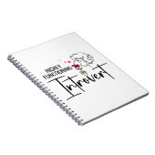 Zeer goed functionerend introvert spiraal foto Not Notitieboek (Rechterzijde)