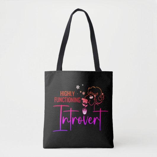 Zeer goed functionerende Introvert Tote Bag (Voorkant)