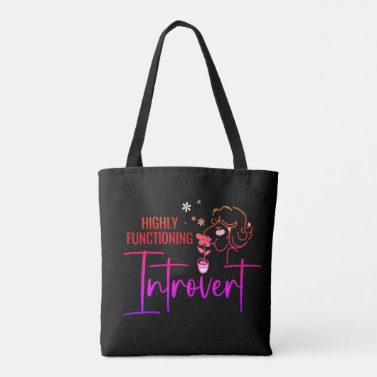 Zeer goed functionerende Introvert Tote Bag (Achterkant)