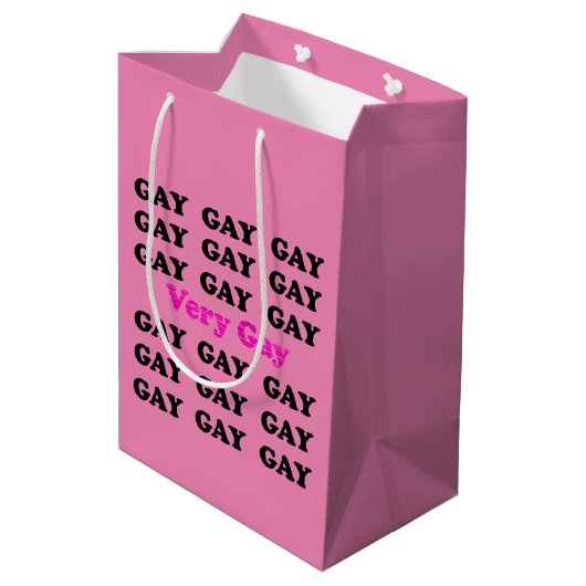 Zeer goede Gay Gift Bag Medium Cadeauzakje (Achterkant Gekanteld)