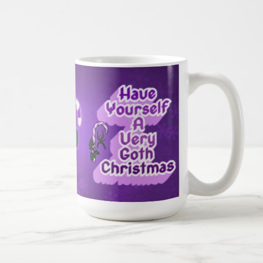 Zeer Goth Kerstmis Koffiemok (Rechts)