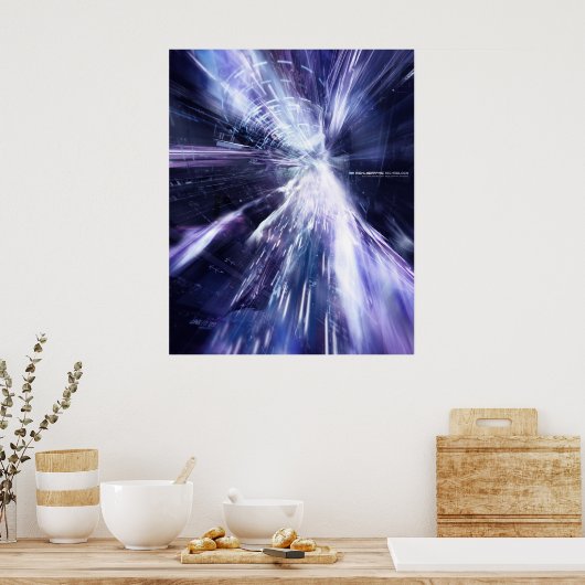 Zeer grafisch poster (Keuken)