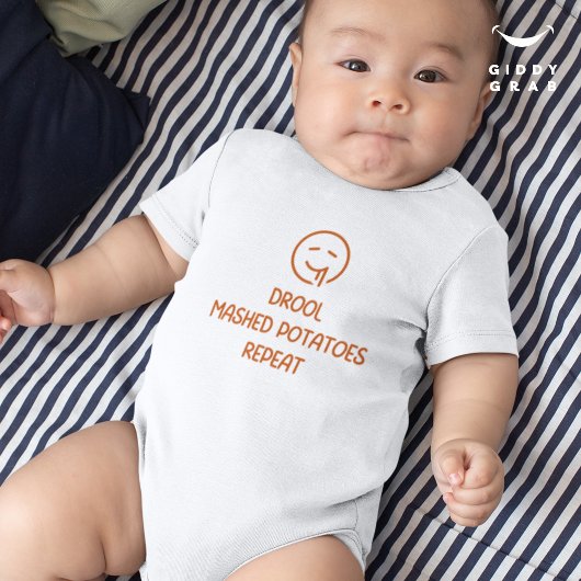 Zeer grappig eerste Thanksgiving vakantie citaat Romper