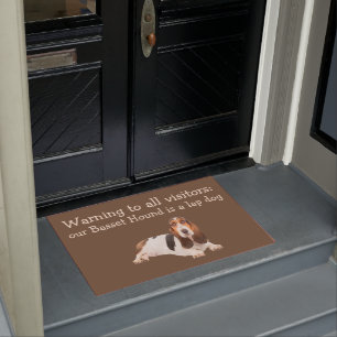 Zeer grappige Basset Hound Pet Humor Deurmat