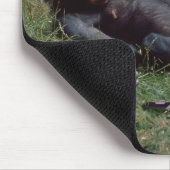 Zeer grappige Bonobo Ape Mousepad / Mousemat Muismat (Hoek)