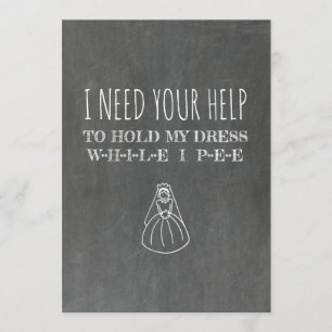 Zeer grappige Bridesmaid / Maid of Honor proposal Kaart