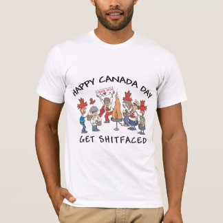 Zeer grappige Happy Canada Day T-Shirt