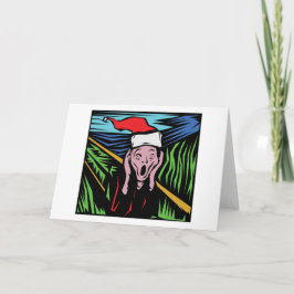 Zeer Grappige Kerstmis Feestdagen Kaart