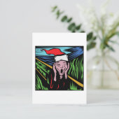 Zeer Grappige Kerstmis Feestdagenkaart (Staand voorkant)