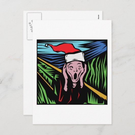 Zeer Grappige Kerstmis Feestdagenkaart (Voorkant / Achterkant)