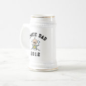 Zeer grappige New Rookie Dad 2012 T-Shirts Bierpul (Voorkant links)
