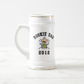 Zeer grappige New Rookie Dad 2012 T-Shirts Bierpul (Links)