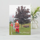 Zeer Grappige Prettig Kerst Kaart! Feestdagenkaart (Staand voorkant)