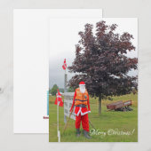 Zeer Grappige Prettig Kerst Kerstdag Wenskaart! Feestdagenkaart (Voorkant / Achterkant)