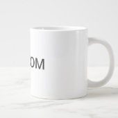 zeer groot aangepast grote koffiekop (Rechts)