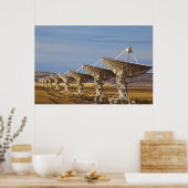 Zeer Grote Array aka Nationale Radioastronomie Poster (Keuken)
