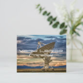 Zeer grote array als zonneset briefkaart (Staand voorkant)
