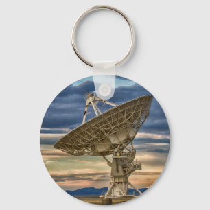 Zeer grote array bij zonsondergang sleutelhanger