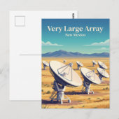 Zeer Grote Array New Mexico Briefkaart (Voorkant / Achterkant)