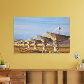 Zeer grote array, ook bekend als National Radio As Canvas Afdruk (Insitu (Woonkamer))