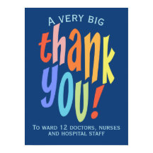 Zeer grote dank u Waardering Ziekenhuis Keyworker