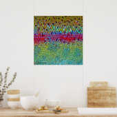 Zeer grote regenboogforel Poster (Keuken)