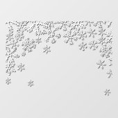 Zeer Grote Winter Sneeuwvlokken Zakelijke Winkel A Raamsticker (Vel)