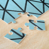 Zeer hard driehoekspatroon Jigzaag Puzzle Legpuzzel (Zijkant)