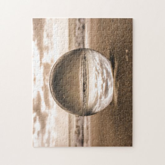 Zeer hard Water Natural Sphere Puzzle Legpuzzel (Verticaal)