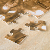 Zeer harde kerstverlichting Jigzaag Puzzle Legpuzzel (Zijkant)