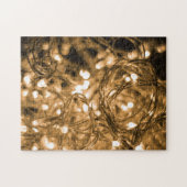 Zeer harde kerstverlichting Jigzaag Puzzle Legpuzzel (Horizontaal)