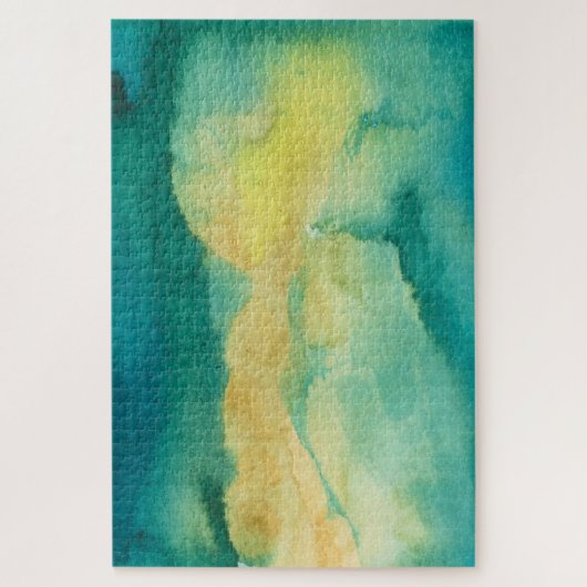 Zeer harde waterverf puzzel. legpuzzel (Verticaal)