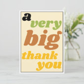 Zeer hartelijk dank voor Casual waardering van wer Bedankkaart (Staand voorkant)