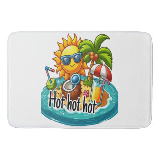 Zeer heet seizoen badmat