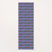 Zeer heldere regenboogkap met glans patroon yogamat (Voorkant)