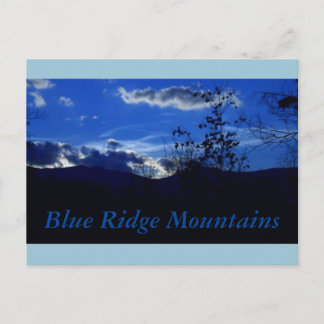 Zeer het Briefkaart van Blue Ridge Mountains