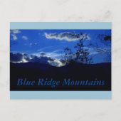 Zeer het Briefkaart van Blue Ridge Mountains (Voorkant)