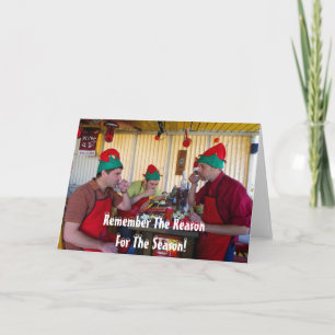 Zeer het Wenskaart van Kerstmis van de Pret! Feestdagen Kaart