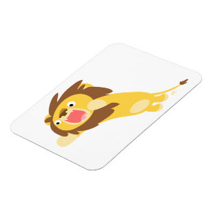 Zeer Hongaars Cute Cartoon Lion Flexible Magnet Magneet