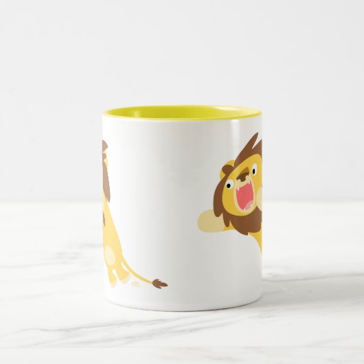 Zeer Hongaars Cute Cartoon Lion Mok (Center)