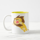 Zeer Hongaars Cute Cartoon Lion Mok (Links)