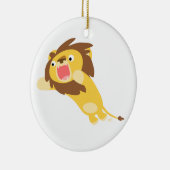 Zeer Hongaars Cute Cartoon Lion Ornament (Rechts)