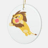 Zeer Hongaars Cute Cartoon Lion Ornament (Links)