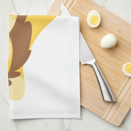 Zeer Hongaarse Cute Cartoon Lion Kitchen Towel Theedoek (Quarter Fold)
