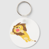 Zeer Hongaarse Cute Cartoon Lion Sleutelhanger (Voorkant)