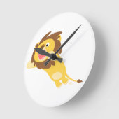 Zeer Hongaarse Cute Cartoon Lion Wall Clock Ronde Klok (Hoek)