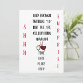 ZEER HUROUWELIJKE EN ORIGINELE ***SOURPRISE PARTIJ KAART (Staand voorkant)