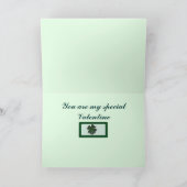 Zeer Iers Valentijn Feestdagen Kaart (Binnen)