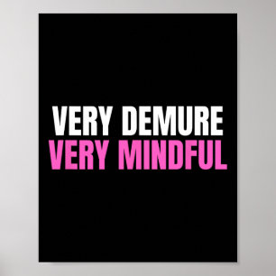 Zeer ingetogen zeer mindful schattige dames werk v poster