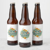 Zeer ingetogen Zeer mindful trend ingetogen & mind Bier Etiket (Flessen)